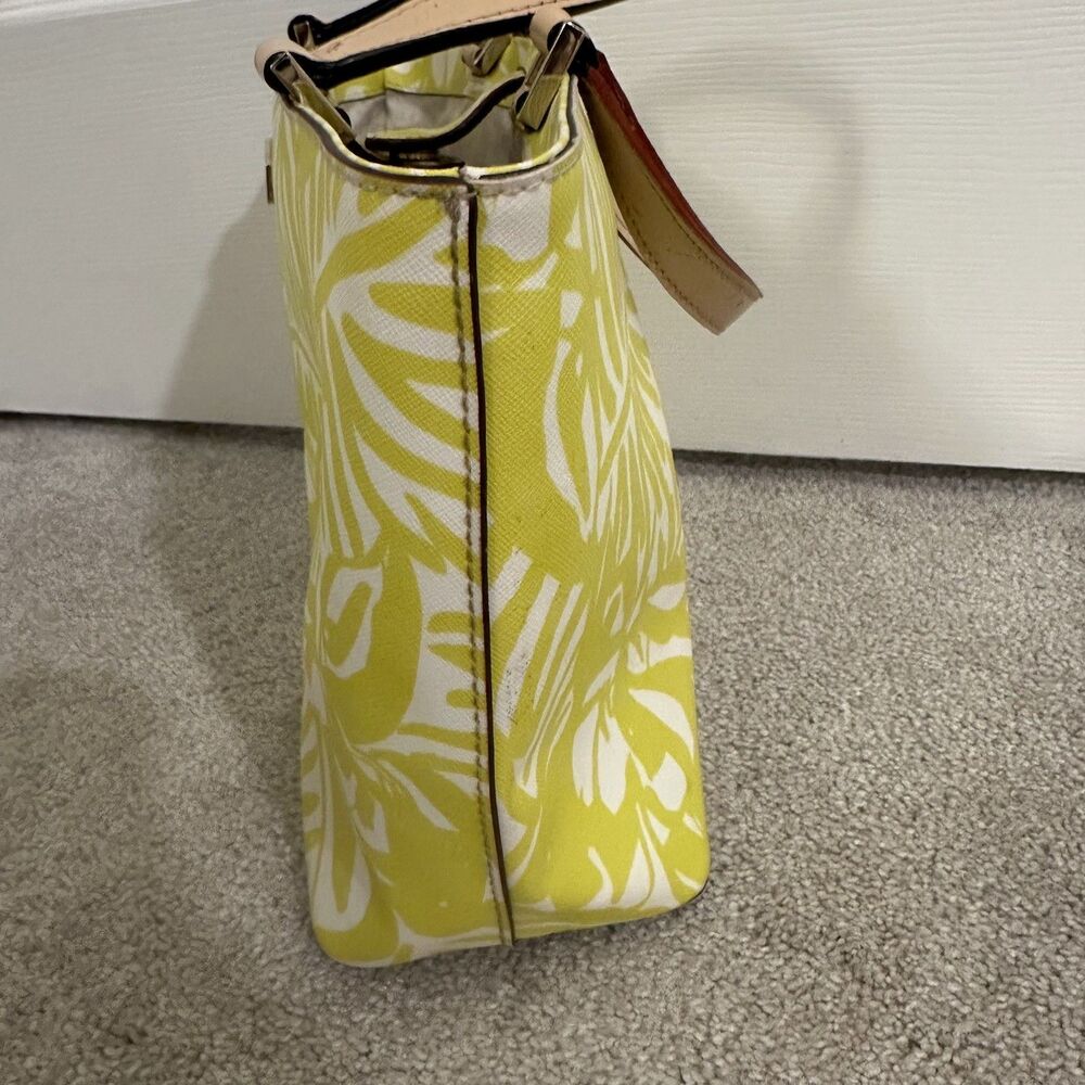 Kate Spade NewYork Yellow Grant Street Jules Grainy Vinyl Leather Tote - Picture 6 of 11
